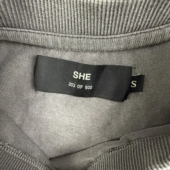 Darc Sport SHE 203/500 Death Moth Cropped Muscle Tank Top Women Small Oversized - Picture 10 of 14